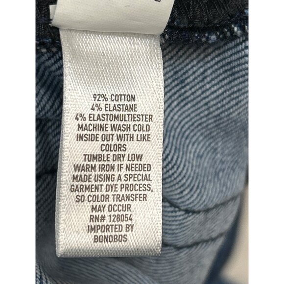 Bonobos Jeans Mens 32x32 Blue Denim Straight Stretch - Picture 6 of 10